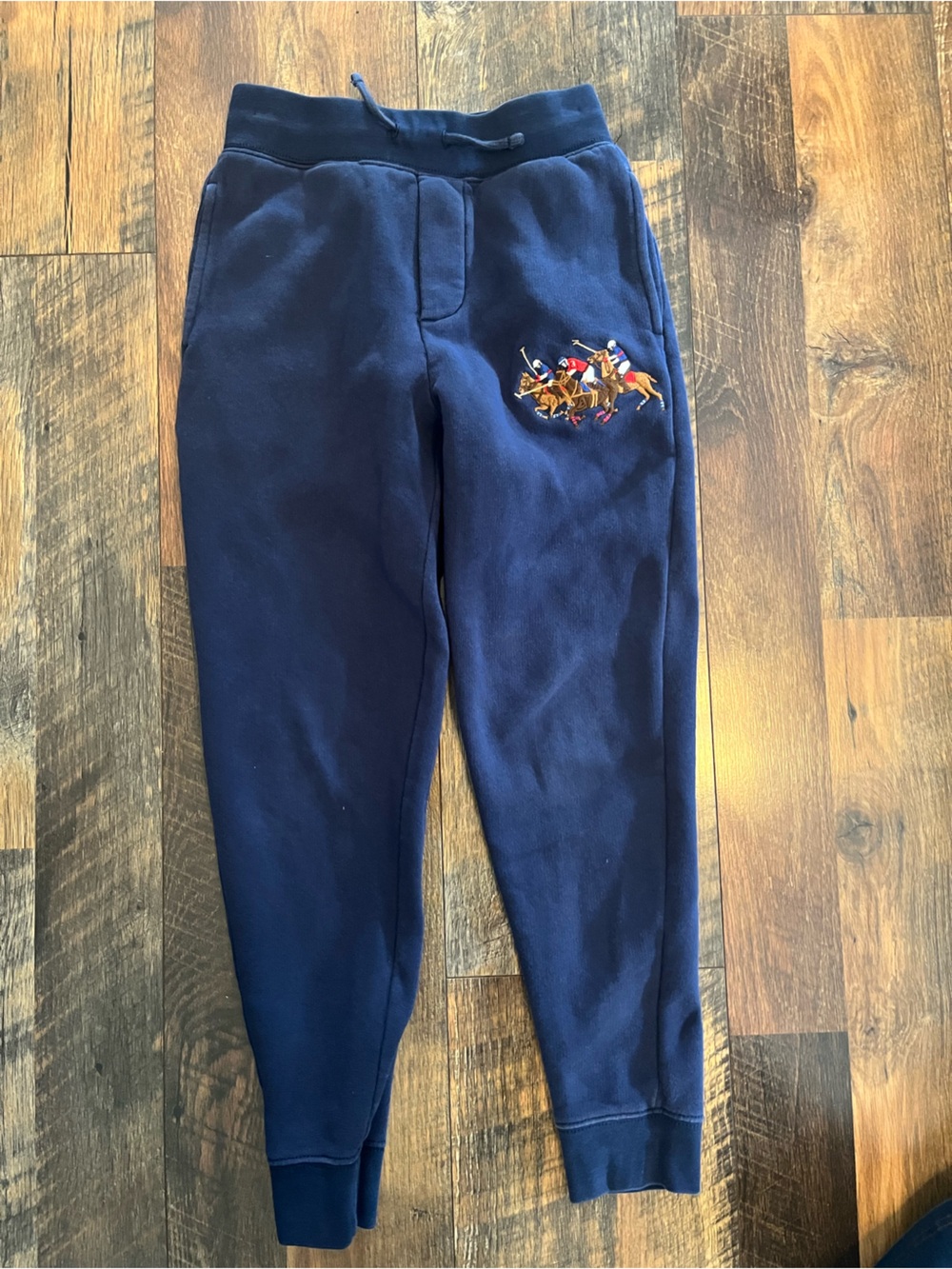 Polo by Ralph Lauren Navy Jogger Sweatpants with Polo Player Embroidery